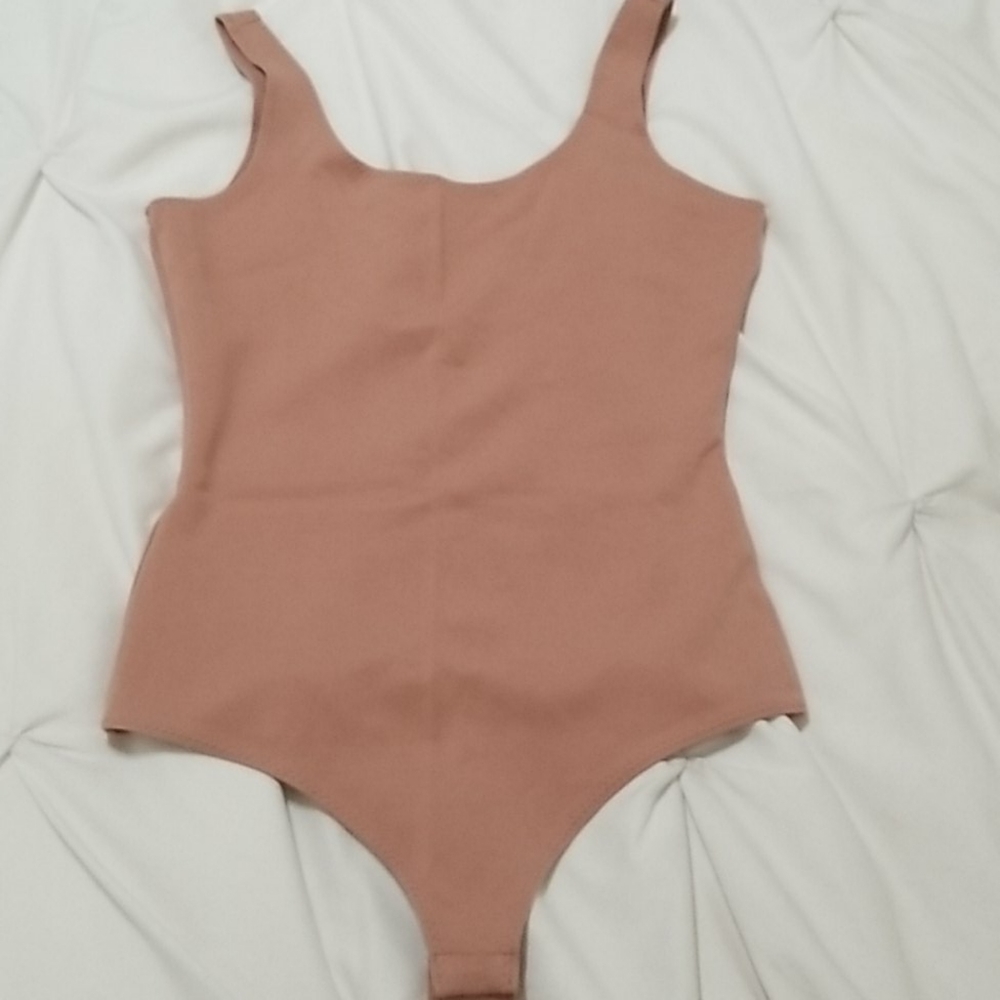 Beige brown bodysuit size small